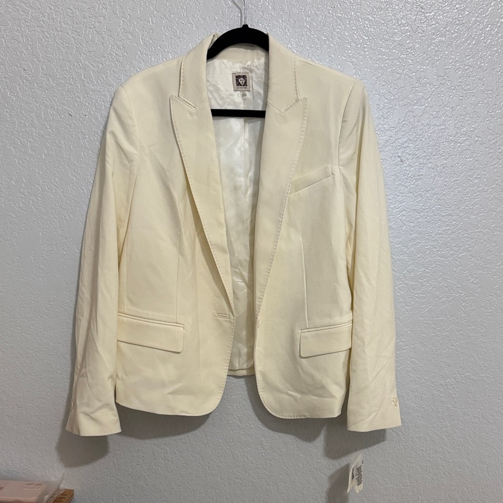 Anne Klein Cream Blazer